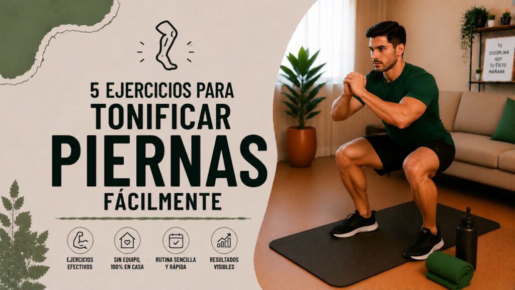 5 ejercicios para tonificar piernas fácilmente