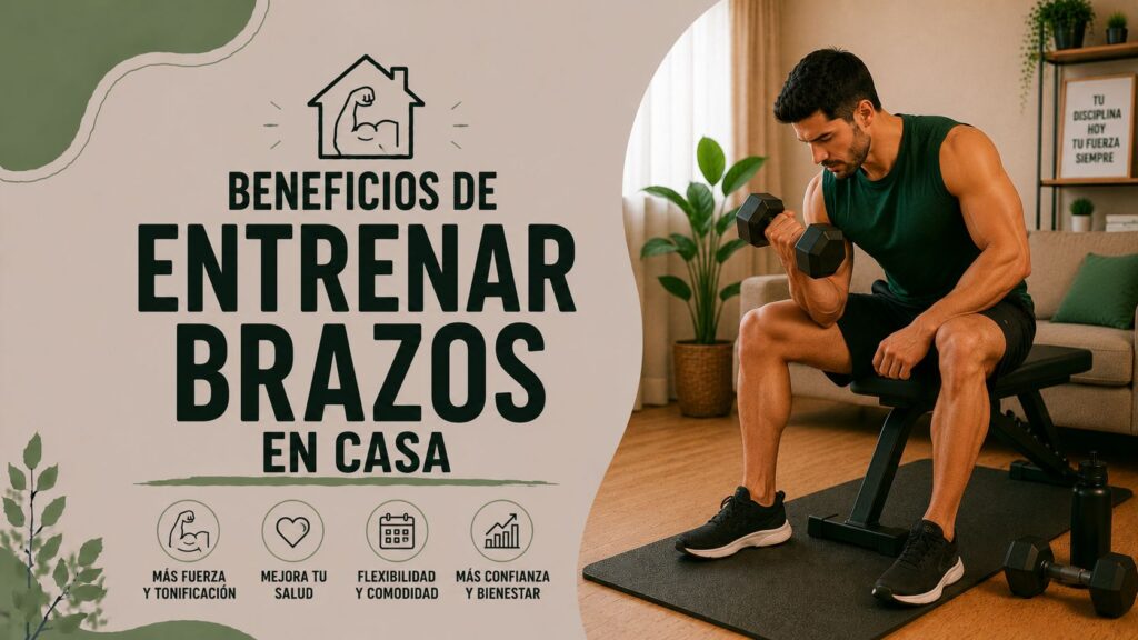 Beneficios de entrenar brazos en casa