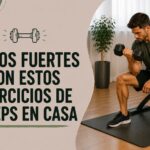 Brazos fuertes con estos ejercicios de bíceps en casa