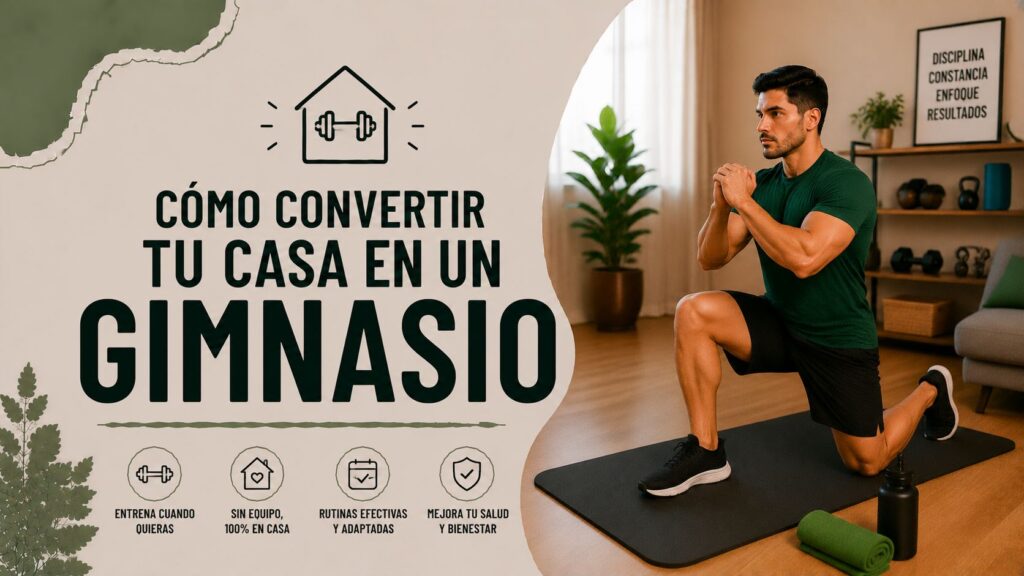 Cómo convertir tu casa en un gimnasio