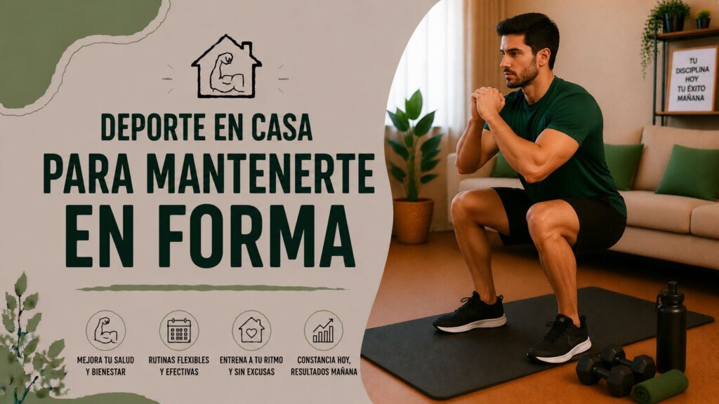 Deporte en casa para mantenerte en forma