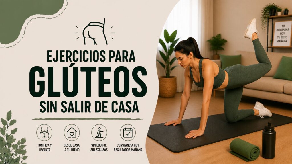 Ejercicios para glúteos sin salir de casa