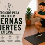 Ejercicios para mantener piernas fuertes en casa