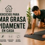Ejercicios para quemar grasa rápidamente en casa