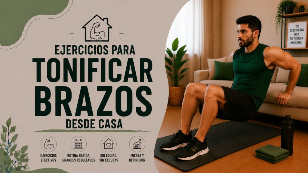 Ejercicios para tonificar brazos desde casa