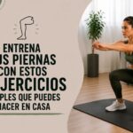 Entrena tus piernas con estos 8 ejercicios simples que puedes hacer en casa