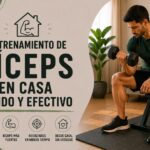 Entrenamiento de bíceps en casa rápido y efectivo