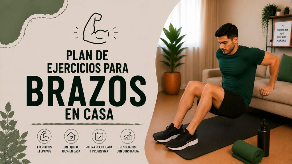 Plan de ejercicios para brazos en casa