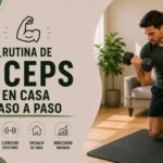 Rutina de bíceps en casa paso a paso