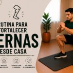 Rutina para fortalecer piernas desde casa
