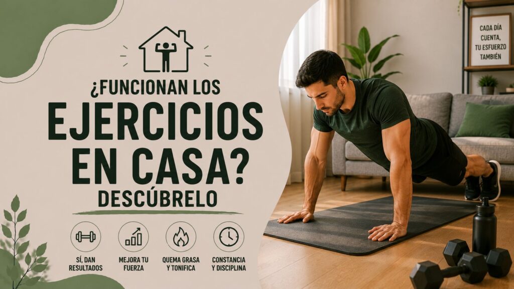 ¿Funcionan los ejercicios en casa? Descúbrelo