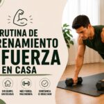 Rutina de entrenamiento de fuerza en casa