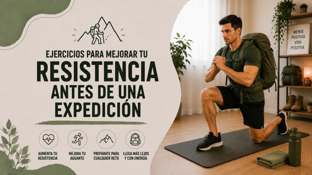 Ejercicios para mejorar tu resistencia antes de una expedición