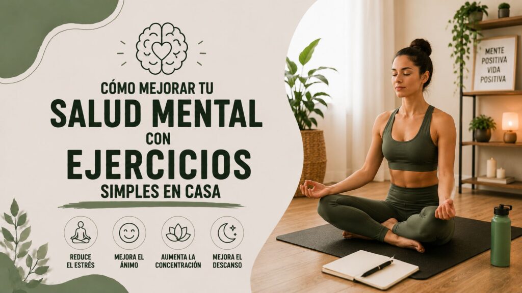 Cómo mejorar tu salud mental con ejercicios simples en casa