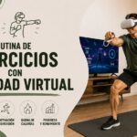 Rutina de ejercicios con realidad virtual