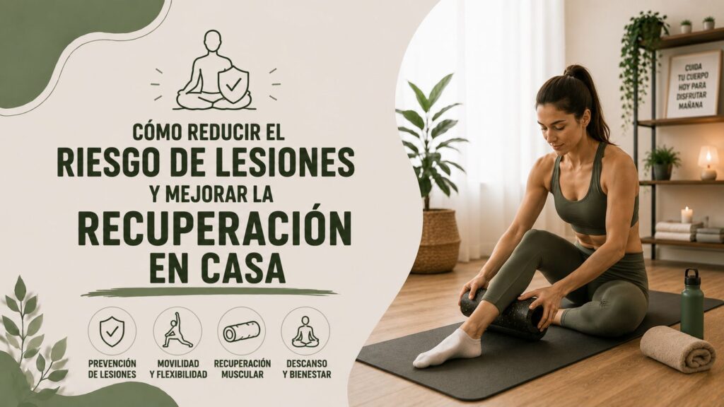 Cómo reducir el riesgo de lesiones y mejorar la recuperación en casa