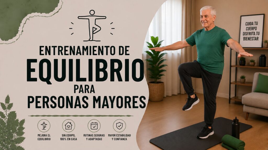 Entrenamiento de equilibrio para personas mayores