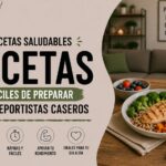 Recetas saludables y fáciles de preparar para deportistas caseros