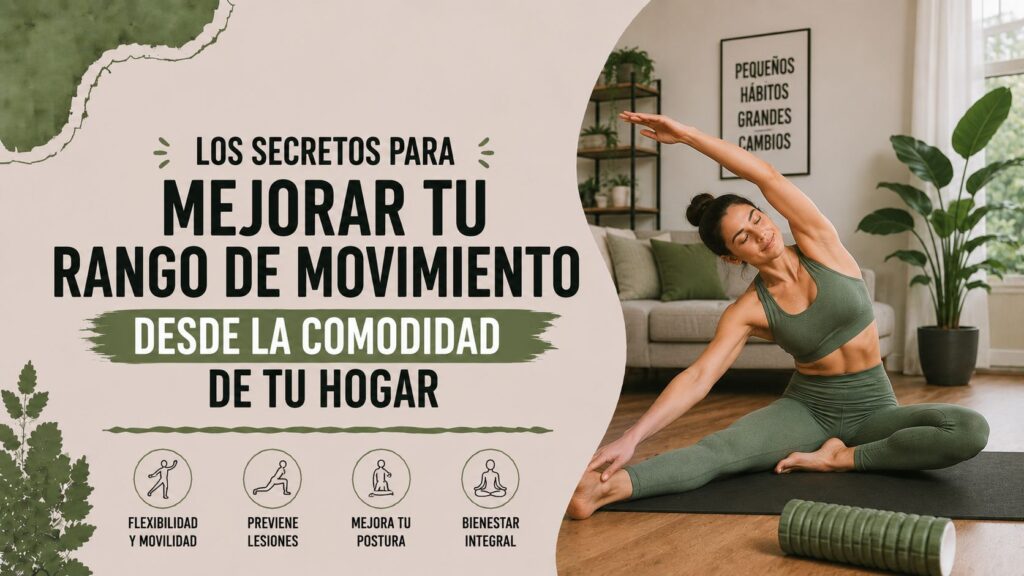 Los secretos para mejorar tu rango de movimiento desde la comodidad de tu hogar